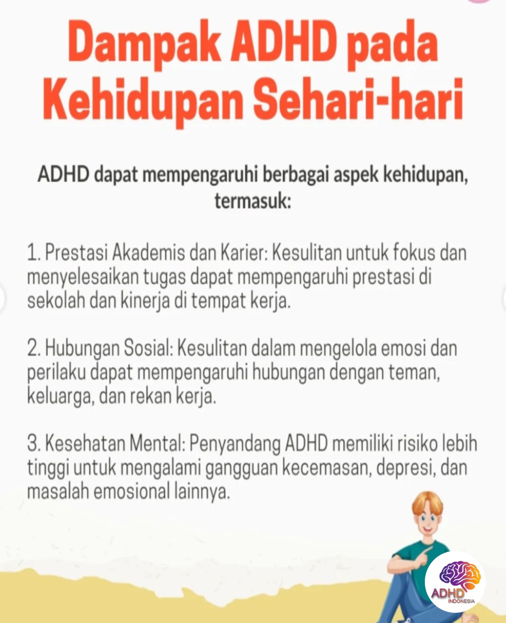 ADHD dan Hubungan Sosial Anak di Lingkungan Sekolah di Kabupaten Muaro Jambi