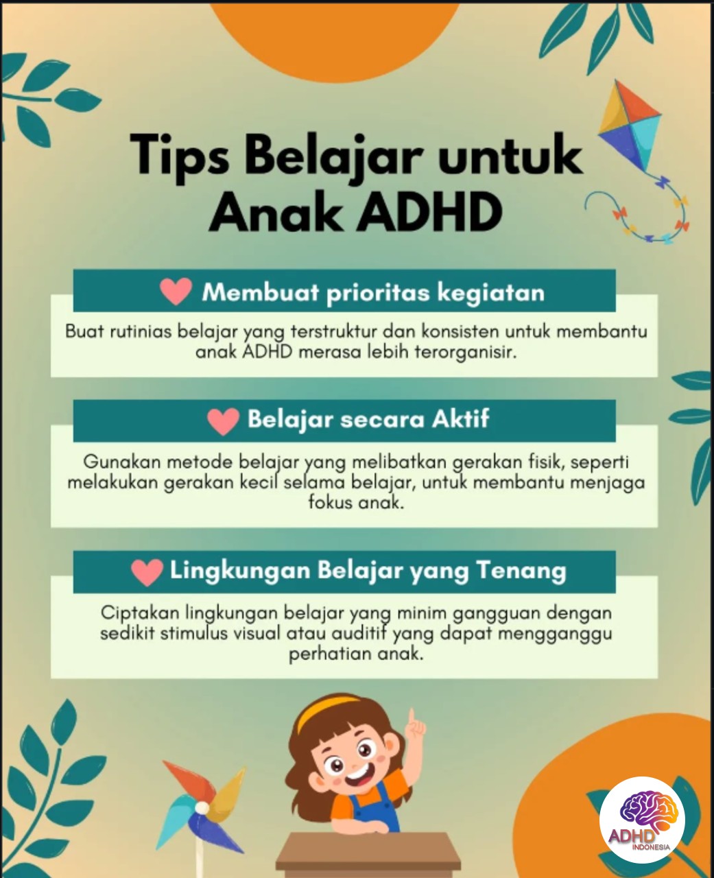 Strategi Belajar yang Cocok untuk Anak ADHD di Kabupaten Muaro Jambi